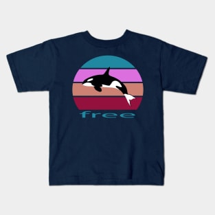 Free orca Kids T-Shirt